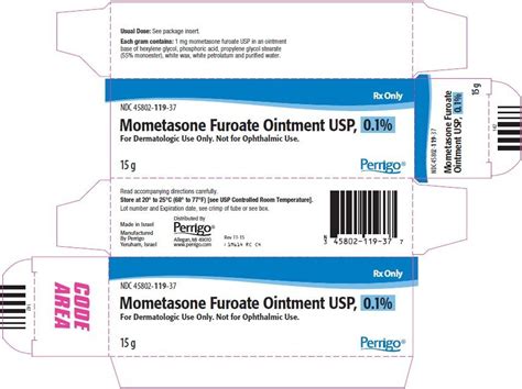 Mometasone Ointment - FDA prescribing information, side effects and uses