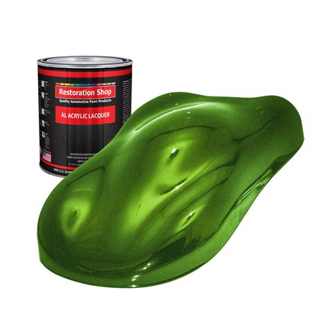 Synergy Green Metallic 1 Quart ACRYLIC LACQUER Car Auto Body Paint - Walmart.com