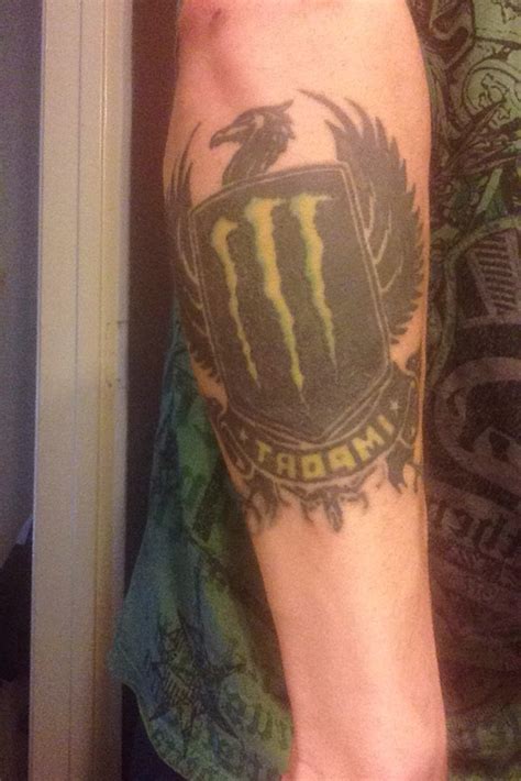 #K42Tattoos #MonsterEnergy #MonsterTattoo #Import | Monster tattoo, Monster energy, Tattoos