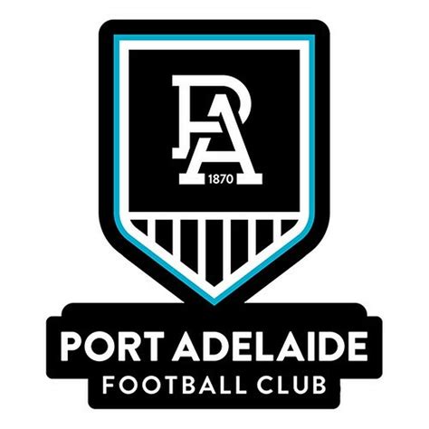 Port Adelaide Logo Sticker | City Sports & F1 Store