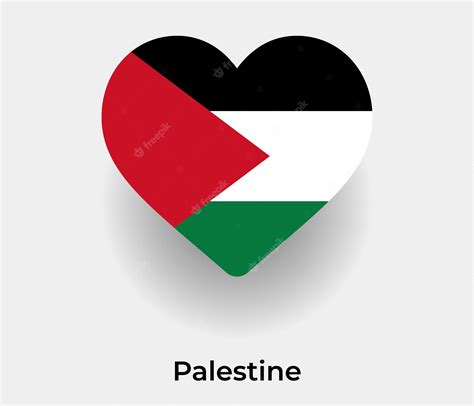 Heart, Palestinian, Palestine Flag Png Image - Palestine Flag - Clip ...