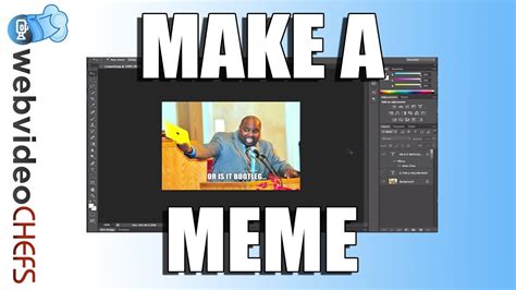 How to create a Meme with Photoshop - YouTube