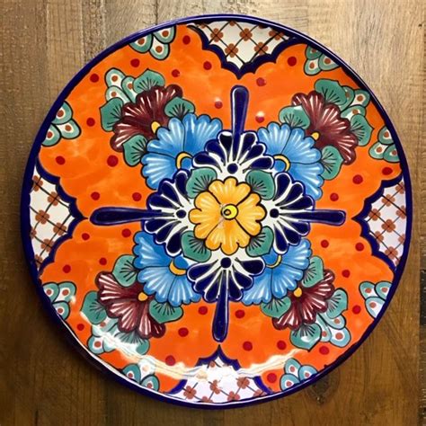 mexican talavera plates | Mexican art decor, Talavera pottery, Pottery ...