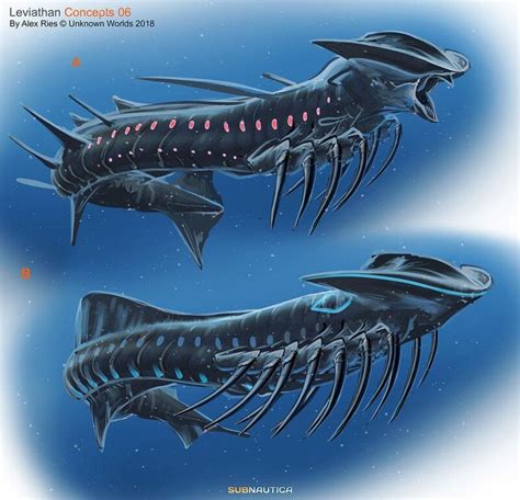 ArtStation - Shadow Leviathan Concepts 2, Alex Ries | Subnautica concept art, Leviathan ...