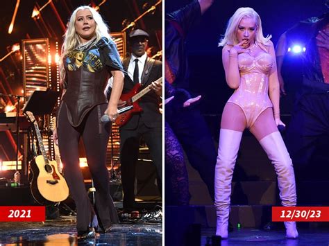 Christina Aguilera Flaunts 40 Lb. Weight Loss During Vegas Residency