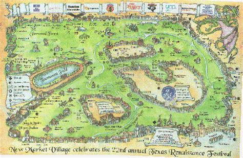 Map of the Texas Renaissance Festival