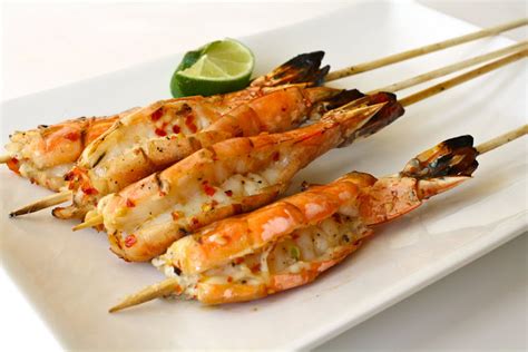 Grilled jumbo prawns, Recipe by Seasaltwithfood - Petitchef