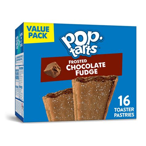 Pop Tarts Frosted Chocolate Fudge Toaster Pastries, 27 oz, 16 Count - Walmart.com