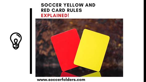 Soccer Yellow And Red Cards Rules: The Definitive Guide