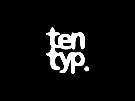 Logo for magazine Ten Typ by Maryan Ivasyk on Dribbble