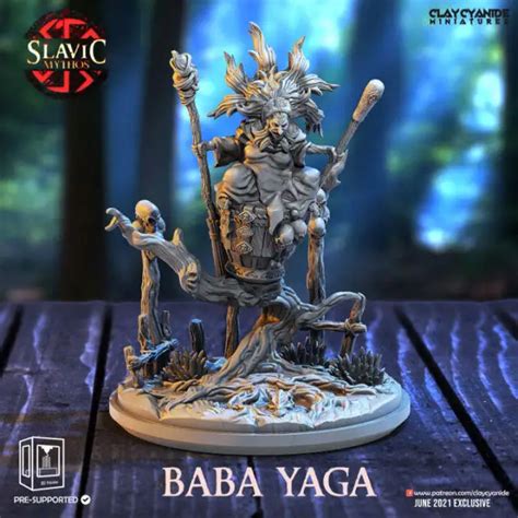3D PRINTED CLAY Cyanide Baba Yaga Witch Ragnarok D&D $10.90 - PicClick