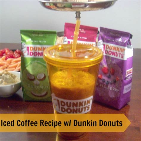 Iced Coffee Recipe at Home with Dunkin Donuts | How Was Your Day