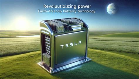 Tesla Pioneers Earth-Friendly Battery Technology