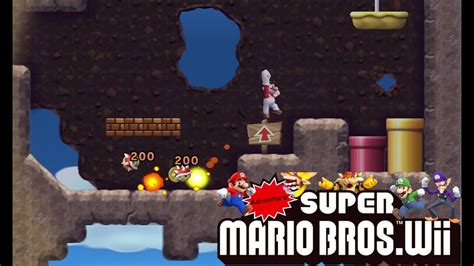 Adventure Super Mario Bros. Wii World 6-3 - YouTube