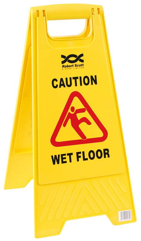 Wet Flooor Safety Sign - Warning Signs - Mopping - Cleaning Products