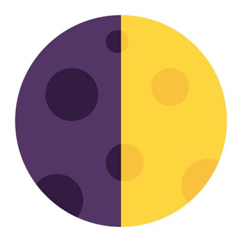 First Quarter Moon Flat Icon | FluentUI Emoji Flat Iconpack | Microsoft