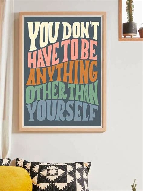 Colorful Slogan Wall Art Print Without FrameCheck out this Colorful ...