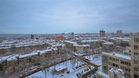 Kharkiv City From Above at Winter, Stock Footage | VideoHive