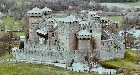 The Fenis Castle in the Aosta Valley, Italy [OC] : castles