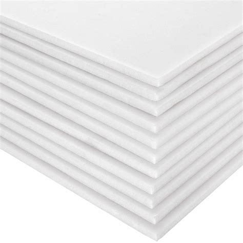 Buy 30Pack 1/5 Inch Thick Foam Boards, 10x8 Inch Foam Core Borad White Foam Sheet, White ...