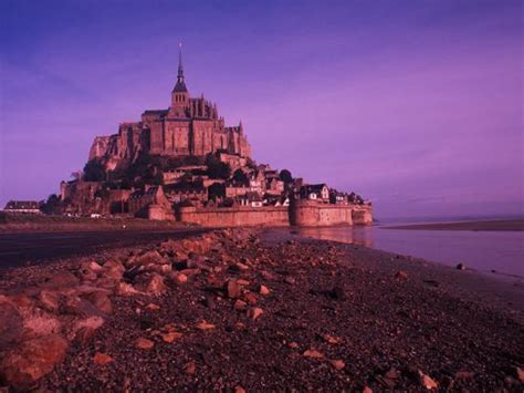 'Mont St. Michel Fortress, Normandy, France' Photographic Print - Bill Bachmann | AllPosters.com