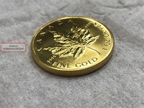 1990 1 Oz Canadian Gold Maple Leaf Coin