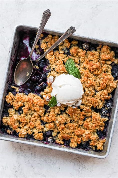 Blueberry Crisp - Fit Foodie Finds