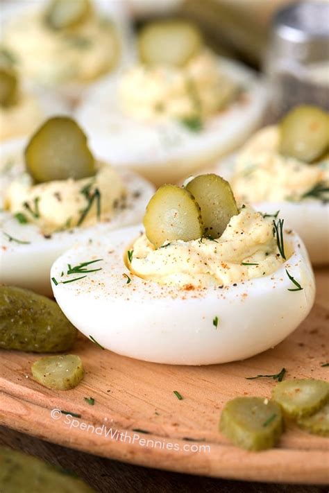 Dill Pickle Deviled Eggs - The Best Blog Recipes