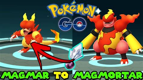 Evolving PERFECT 100IV MAGMAR TO MAGMORTAR IN POKEMON GO - POKEMON GO SHINNOH STONE EVOLUTION ...