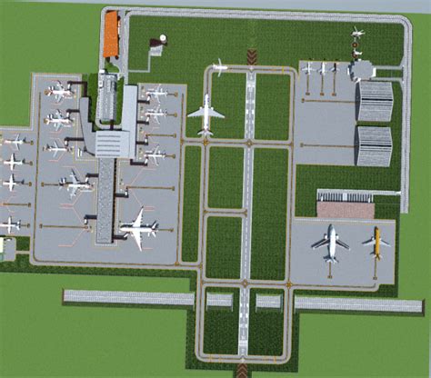 International Airport | Full Interior Minecraft Map