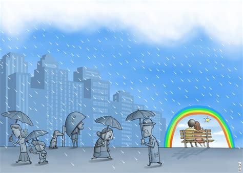 A rainbow in the sky | Cartoon Movement