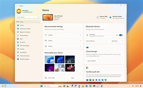 How to enable new Home page for Settings on Windows 11 - Pureinfotech