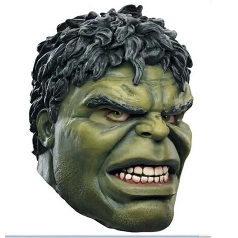 Adult The Avengers Hulk Head Rubber Mask Adult Cosplay Costume Show ...