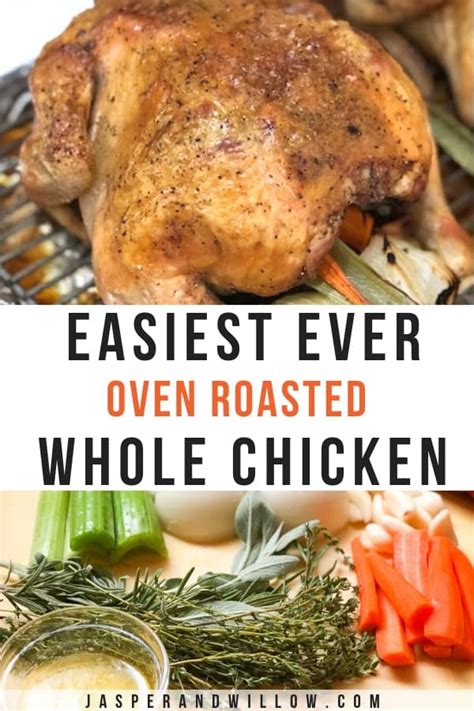 How To Make Insanely Easy Oven Roasted Whole Chicken