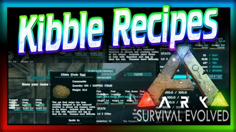 "ARK Kibble Recipes" (ARK Survival Evolved) Guide to Making Kibble in ARK! - YouTube