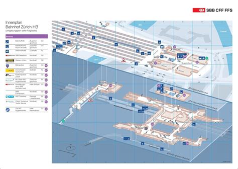 Innenplan Bahnhof Zürich HB - multipol