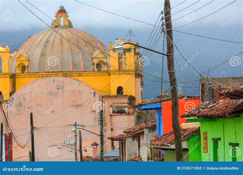 Village in Mexico stock photo. Image of mexico, belfry - 210571052