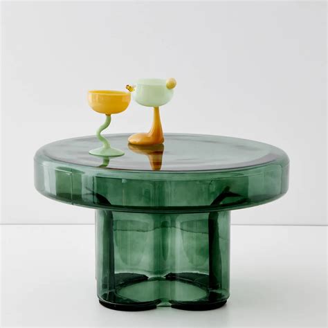 Glass Coffee Table Green | Accent Tables & Furniture - GIGI&TOM – GigiandTom