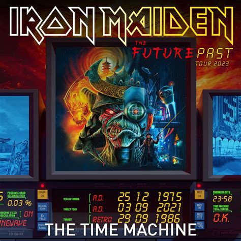 El Secreto detrás de Time Machine en The Future Past Tour 2023 de Iron Maiden - Iron Maiden Fans ...