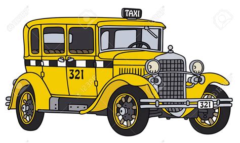 Taxi Cab Drawing at GetDrawings | Free download