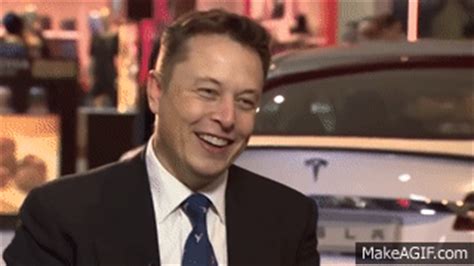 Elon Musk laughing on Make a GIF