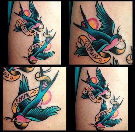 Traditional Swallow Tattoo Designs