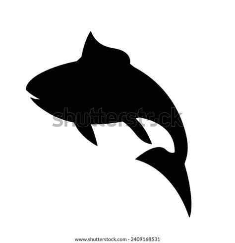 Jumping Fish Silhouette Collection Black Fish Stock Vector (Royalty Free) 2409168531 | Shutterstock