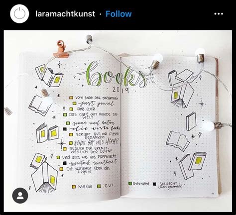 30 Bullet Journal Book Trackers for Book Lovers - Angela Giles