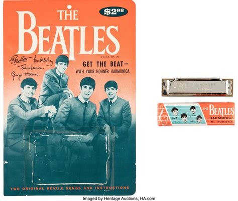 The Beatles Harmonica in Box with an Original Display Card | LotID #53009 | Heritage Auctions