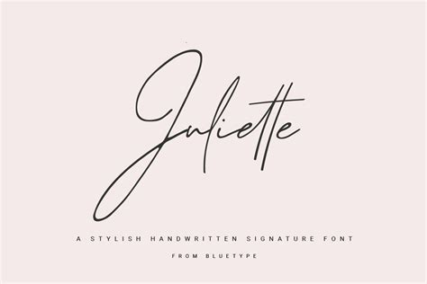Juliette Handwritten Signature Font - Dafont Free