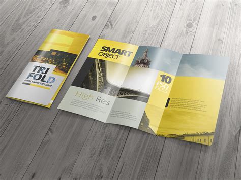 HIGH RES TRI FOLD BROCHURE MOCKUPS