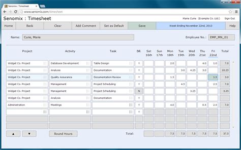 TIMESHEET - FreeTemplate