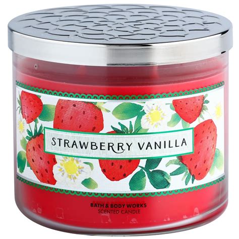 Bath & Body Works Strawberry Vanilla, Scented Candle 411 g | notino.co.uk