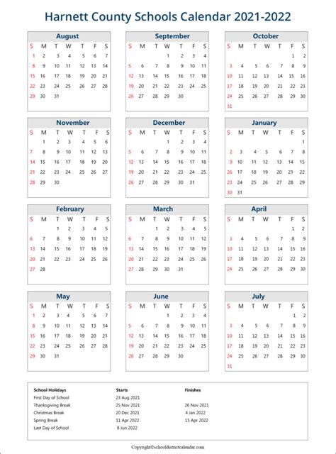 Harnett County Schools Holidays Archives | School District Calendar